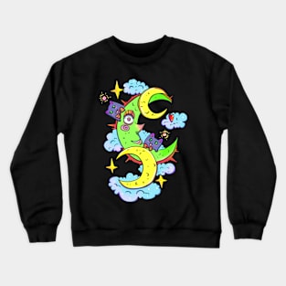 Crazy Moon Crewneck Sweatshirt